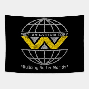 Weyland-Yutani Corp Worn out Tapestry