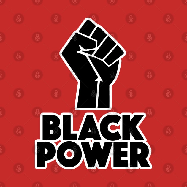 Black Power Fist by DankFutura