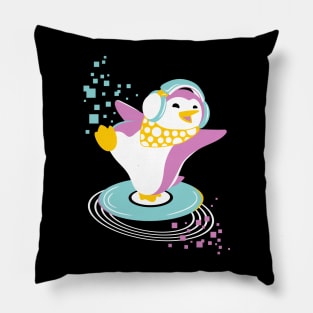 DJ Penguin Pillow