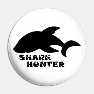 shark attack cool cartoon v2 Pin