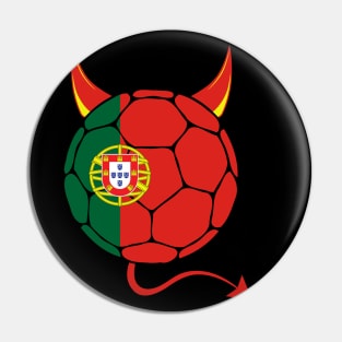 Portugal Football Halloween Pin