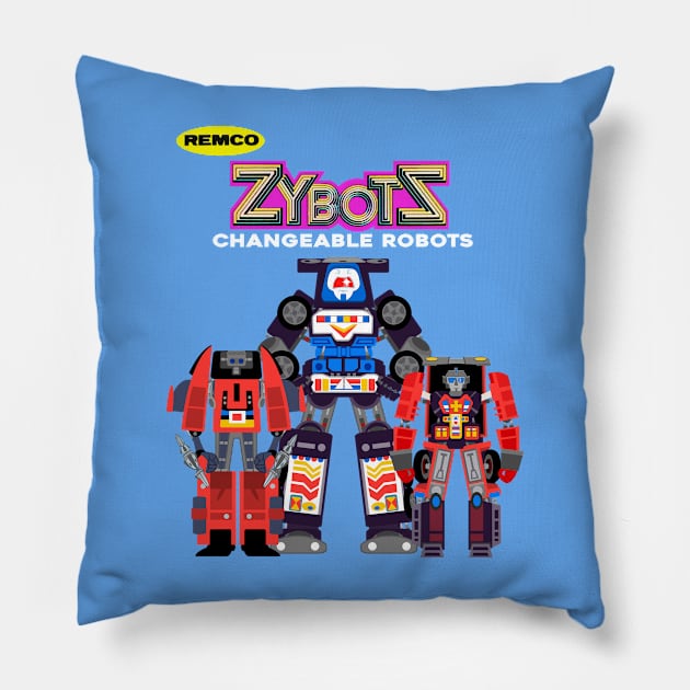 Zybots Forever Pillow by Number1Robot