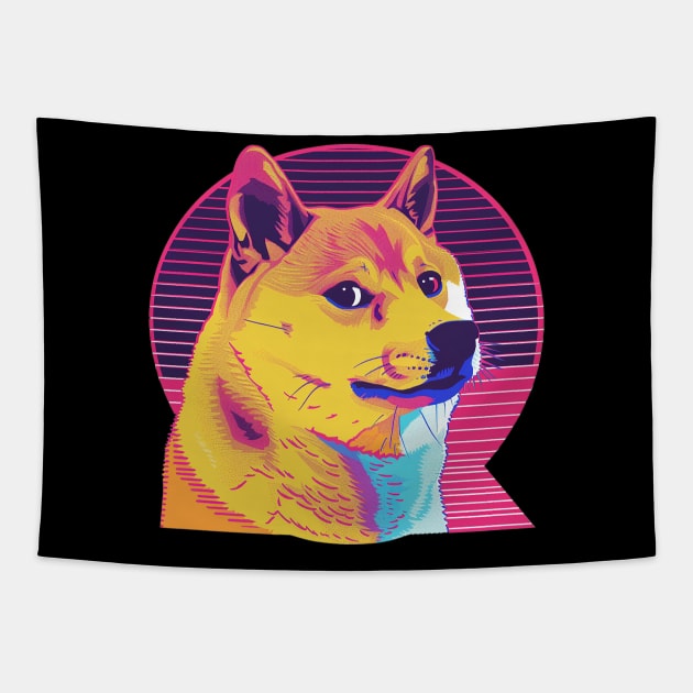 Doge Tapestry by Newtype Designs