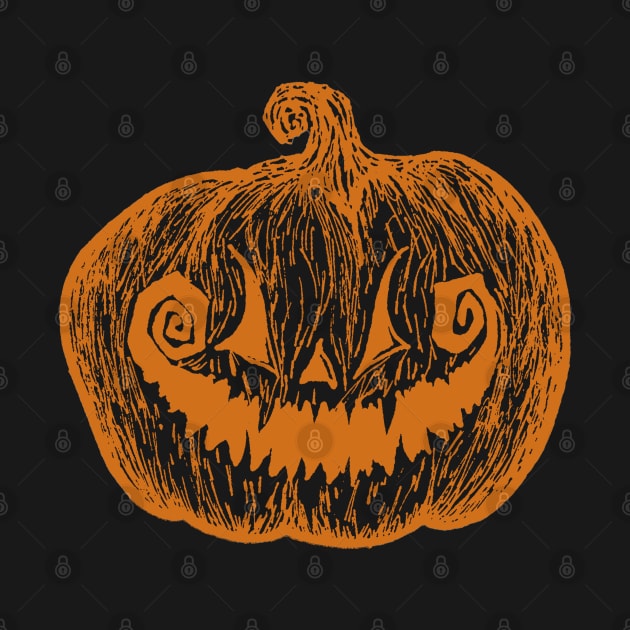 Gothic Jack-o-Lantern (Orange) by NightmareCraftStudio