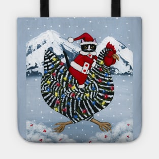 Santa Claws Chicken Ride Full Tote