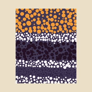 vintage retro dots design  #1 T-Shirt