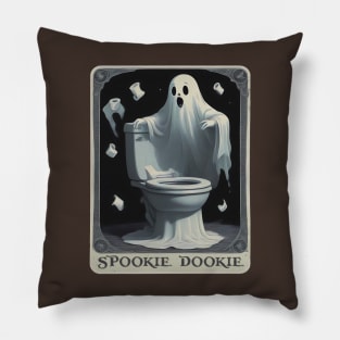 Don't wipe with this card! Have a spookie dookie! Pillow