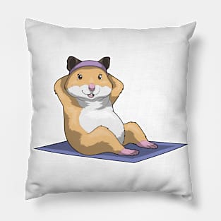 Hamster Fitness Sit ups Sports Pillow