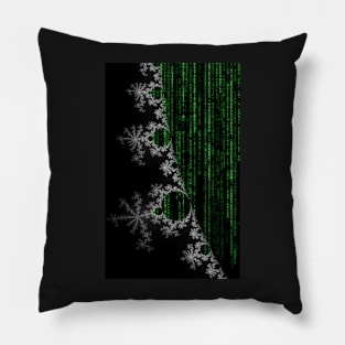 Fractal Matrix Code (Mandelbrot) Pillow