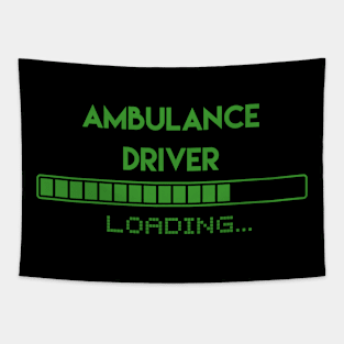 Ambulance Driver Loading Tapestry