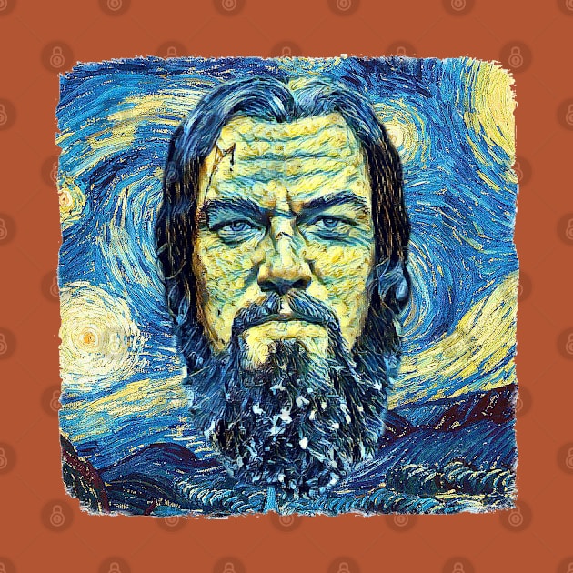 Huge Glass The Revenant Movie Van Gogh Style by todos