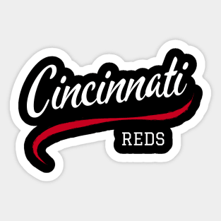 Vintage cincinnati baseball Sticker for Sale by dfxsam08