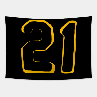 Roberto Clemente 21 Tapestry