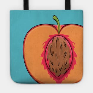 Peach (halved) Tote