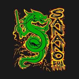 Sanano FMA Dragon Fire Green T-Shirt