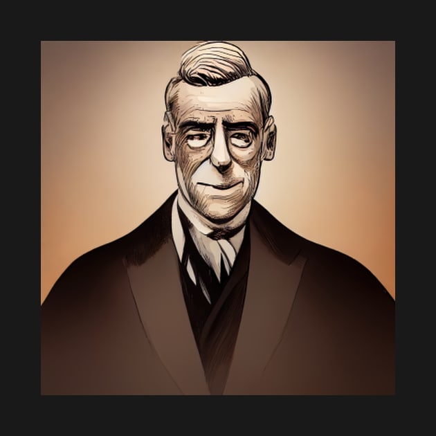 Woodrow Wilson | Comics style by ComicsFactory