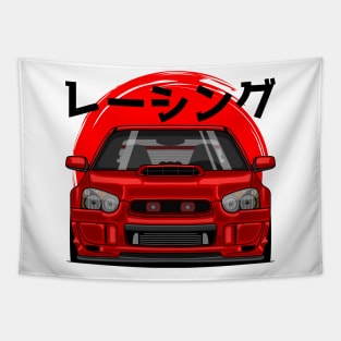 Red Impreza WRX STI Blobeye Tapestry