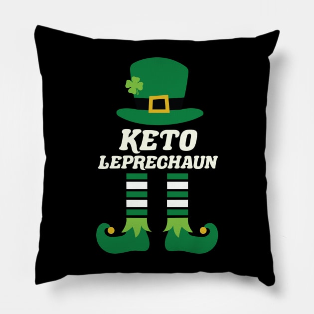 Leprechaun Meme Keto Leprechaun St Patricks Day Low Carb Pillow by PodDesignShop