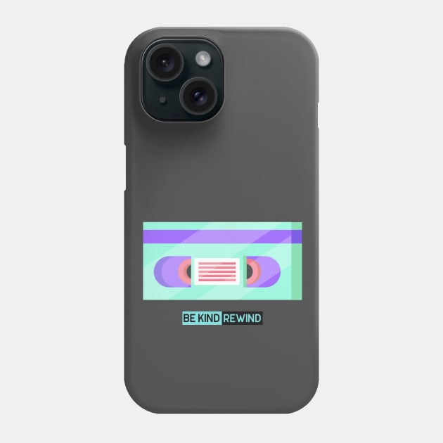 Be Kind Rewind Vintage 1980's Phone Case by Ghost Of A Chance 