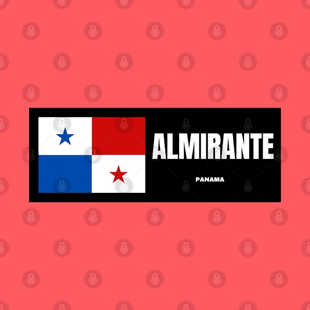 Almirante City with Panama Flag by aybe7elf