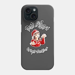 Merry gothmas gothic girl Phone Case