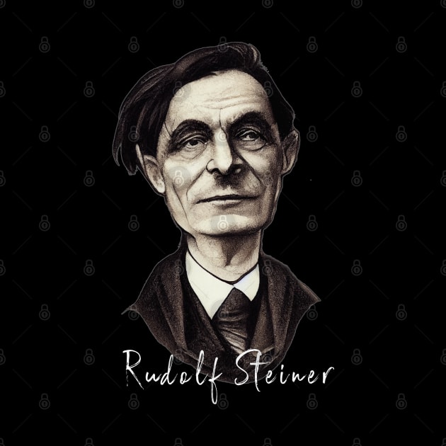 Rudolf Steiner Caricature Anthroposophy Esoteric Design by AltrusianGrace