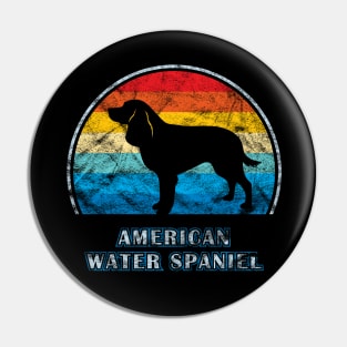 American Water Spaniel Vintage Design Dog Pin