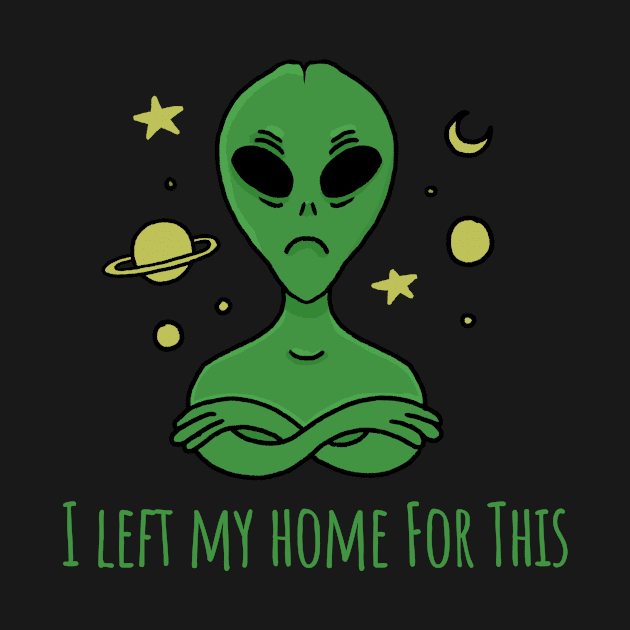I left my home for this? Alien Ufo by Kamran Sharjeel