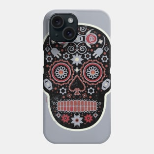 Terciopelo Rojo Skull Socket Mexican Sugar Skull Phone Case