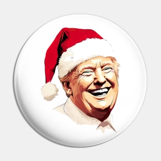 Trump as Santa Pin