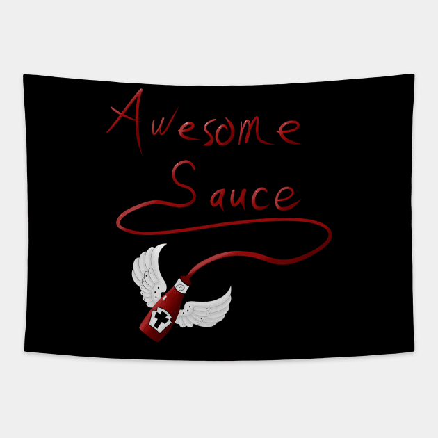 Awesome Sauce Tapestry by Ghosyboid