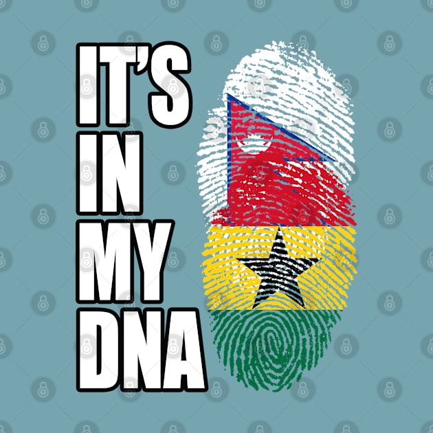 Ghanaian And Nepalese Mix DNA Flag Heritage by Just Rep It!!