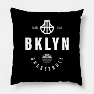 Brooklyn Nets Bridge Icon, Basketball Fan Playoffs Gift Pillow