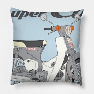 The classic 1970's Honda Super Cub C70 Pillow