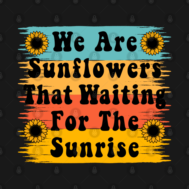 Sunflower Sunshine Summer T-Shirt by MekiBuzz Graphics