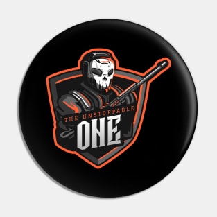 The Unstoppable One ( ARMY / GAMER ) Pin