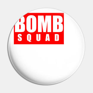 Bomb Squad - Solid Logo Pin