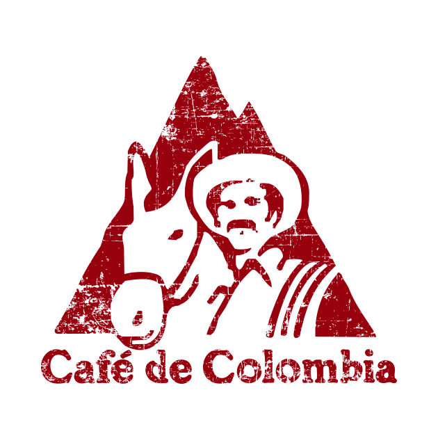 Cafe de Colombia - grunge design by verde