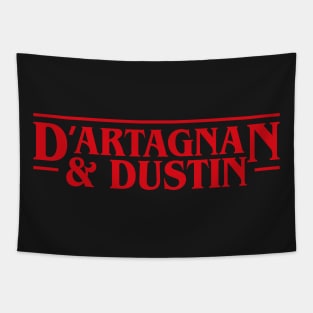 Dustin and D'artagnan Stranger Things Inspired Tapestry