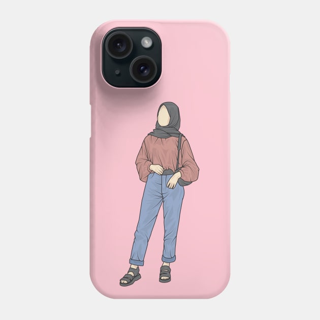 Blue Denim Moon Collection Phone Case by crissbahari