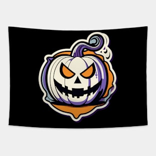 Pumpkin Illustration Tapestry