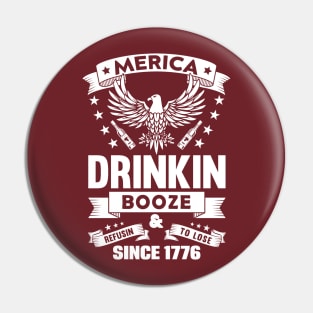 Merica Drinkin Pin