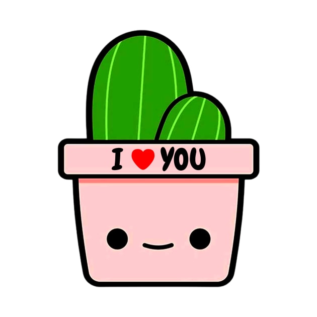 "I Love You" Cactus by Sugarori