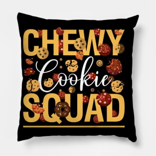 Chewy cookie squad - a cookie lover design Pillow