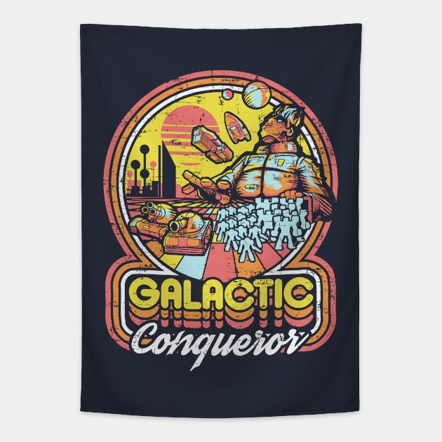 Galactic Conqueror Tapestry by artlahdesigns