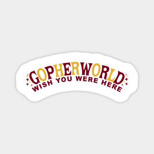 GOPHERWORLD Magnet