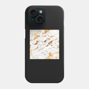 Painted Marble and Gold Phone Case