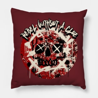 Rebel Without A Clue Graphic Pillow