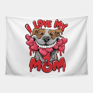 Happy Mother's day. Dog mom lovers Tapestry