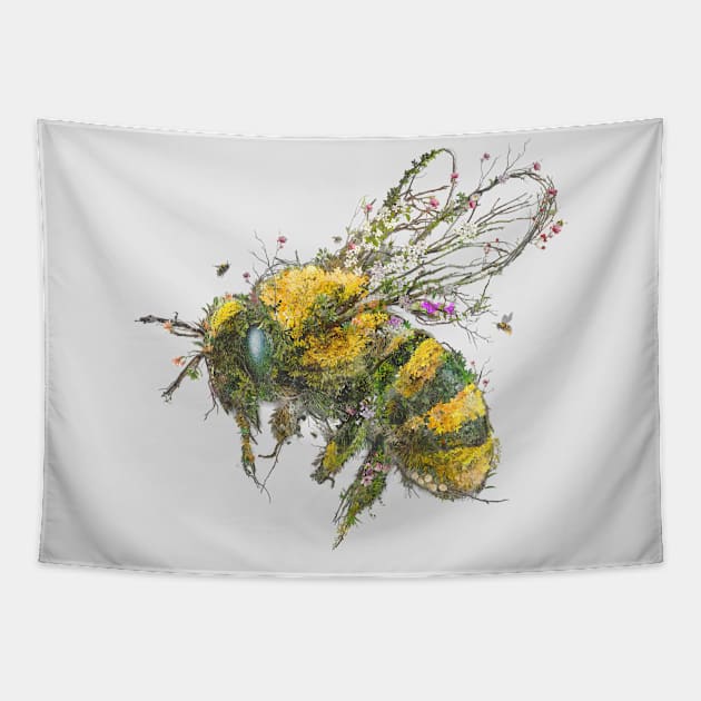 Bumble bee Tapestry by barrettbiggers